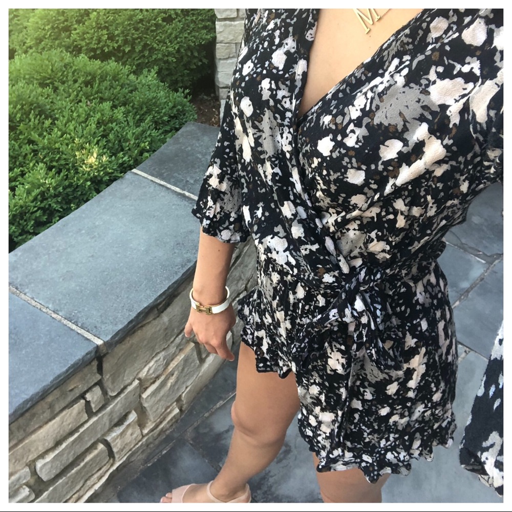 Free people floral romper